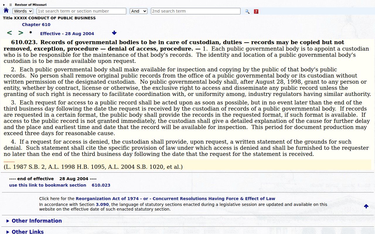 Barton County court records reference for Missouri inspection and copying access