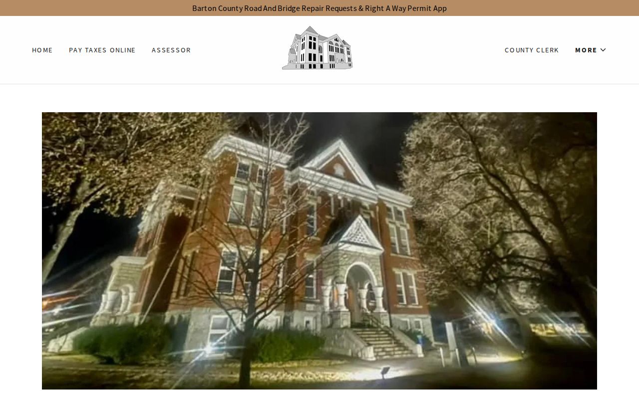 Barton County court docket courthouse history