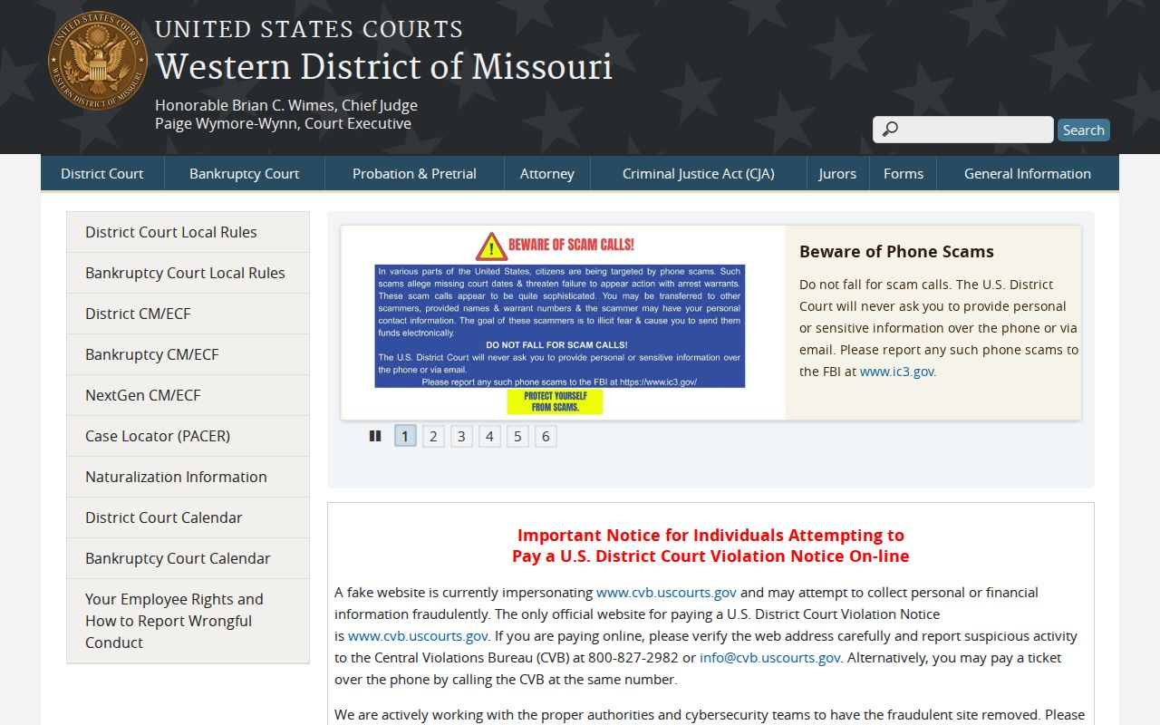 Barton County court docket Western District federal court source