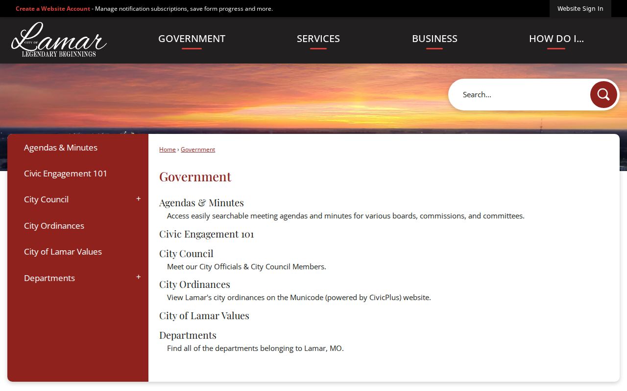 Barton County Lamar court docket government and ordinance navigation