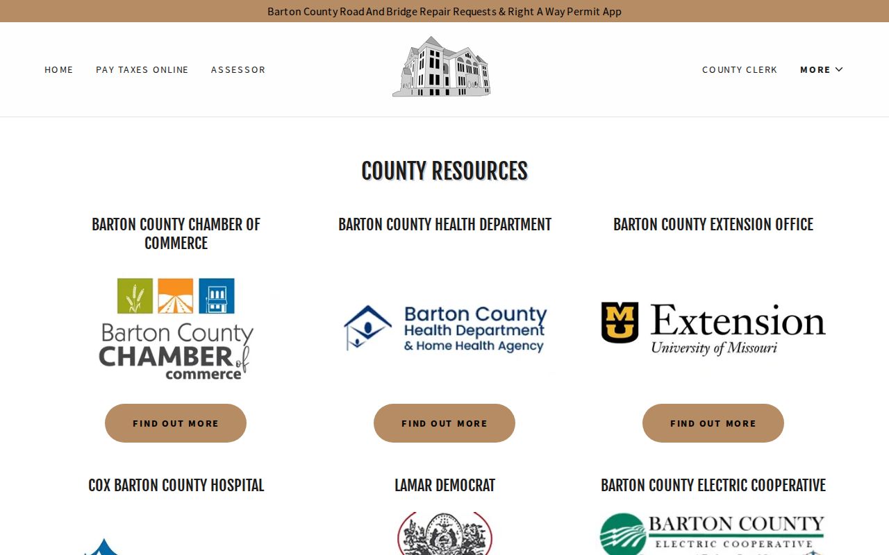 Barton County Lamar court docket city resources source